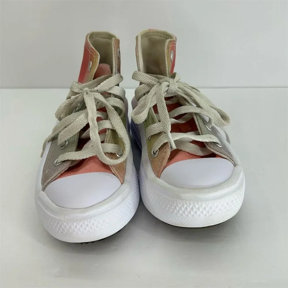 Converse Chuck Taylor All Star Mermaid Platform Sneakers Size 12 Tie Dye